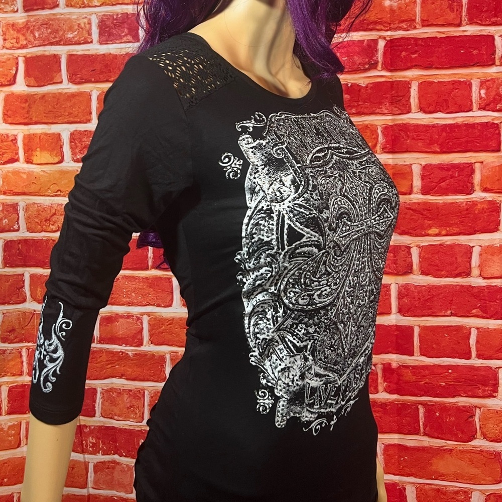 Affliction Women’s T-Shirt - Picture 8 of 12